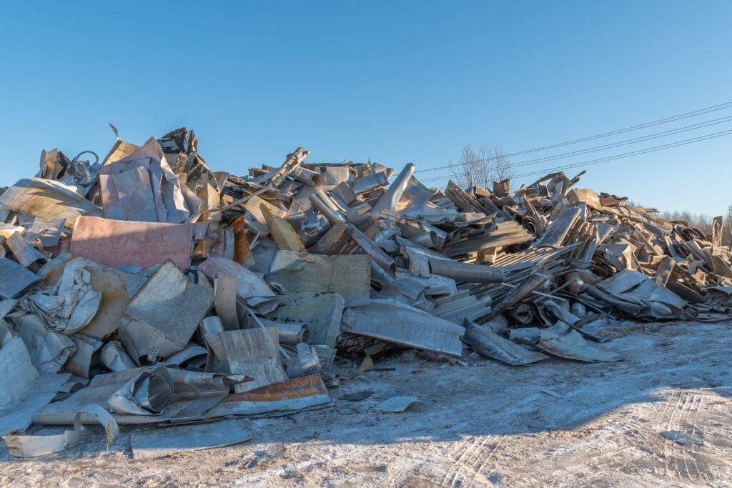 panoramic-view-pile-rusty-scrap-metal-landfill-recycling